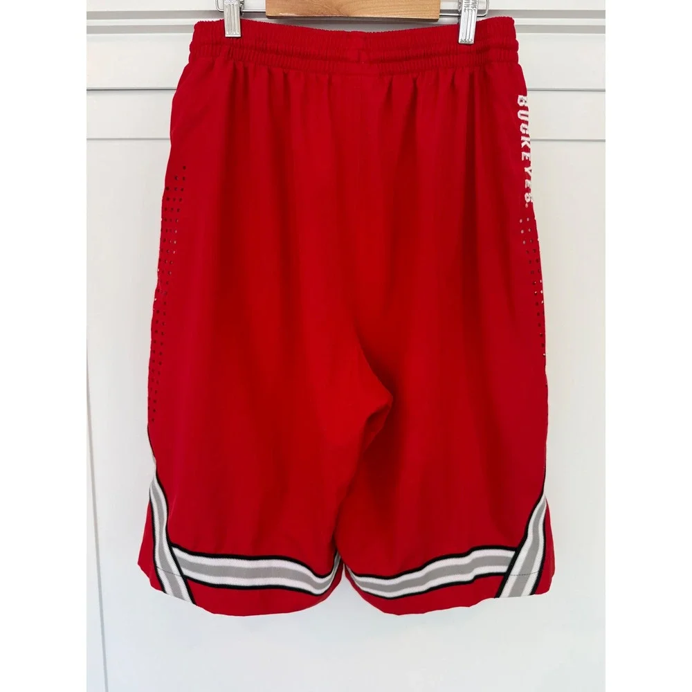 Nike Ohio State Buckeyes Red Basketball Shorts Mens Medium NCAA Dri-FIT